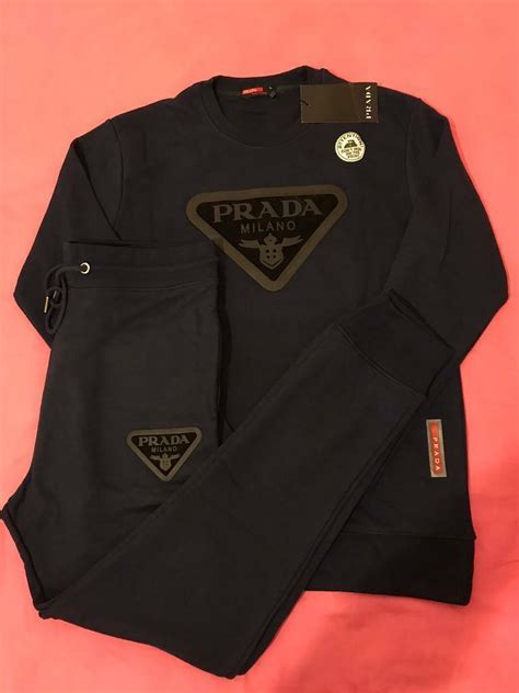 prada mens clothing|prada tracksuit men.